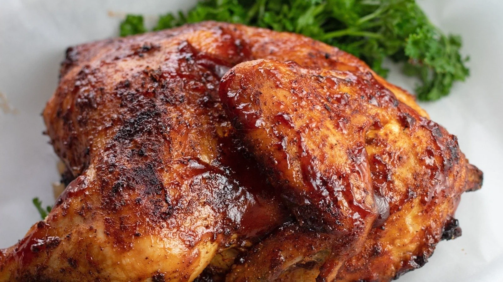 Organic 1/2 Chicken in red wine reduction✴