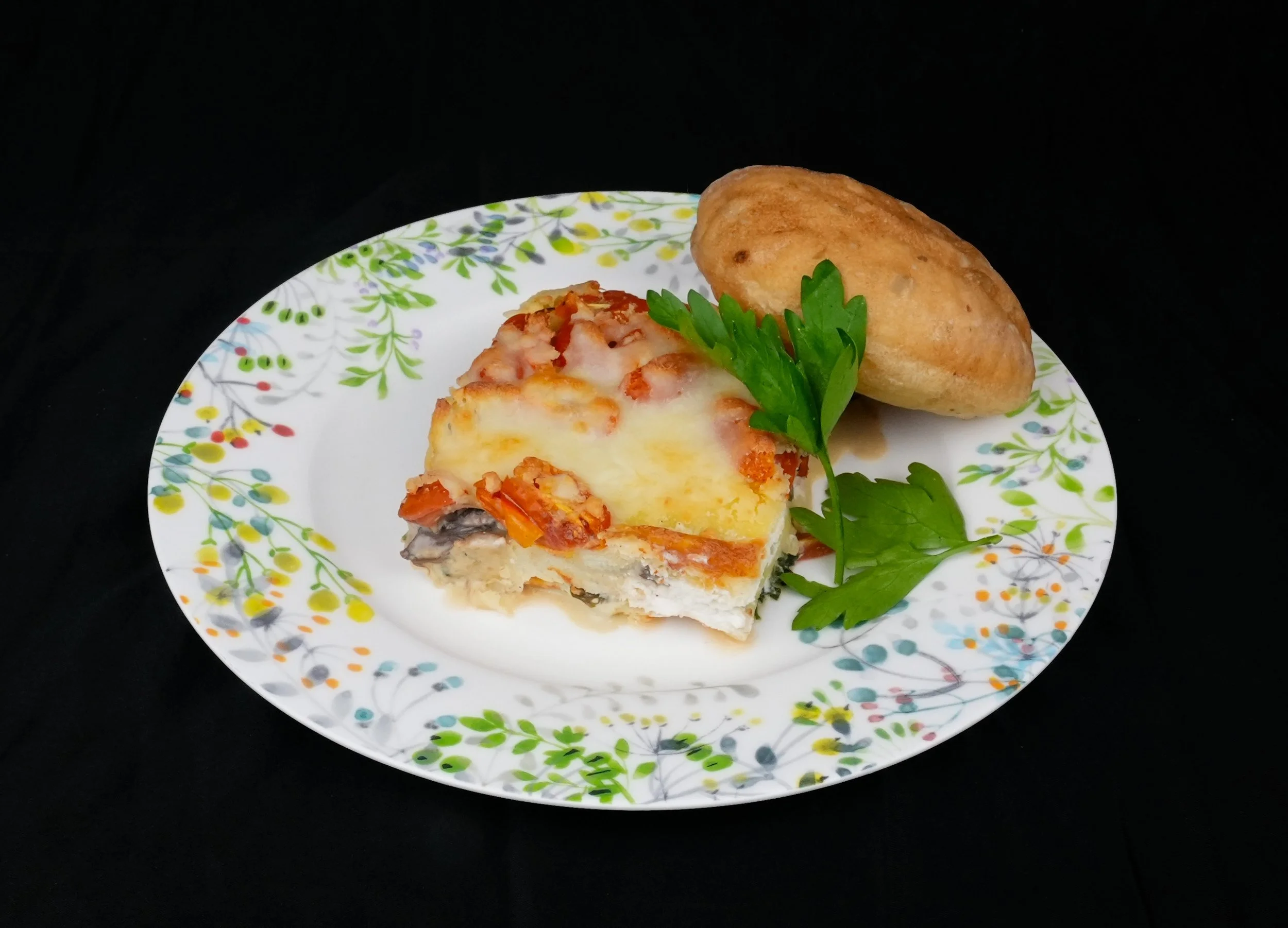 White Lasagna with Spinach & Grilled Chicken