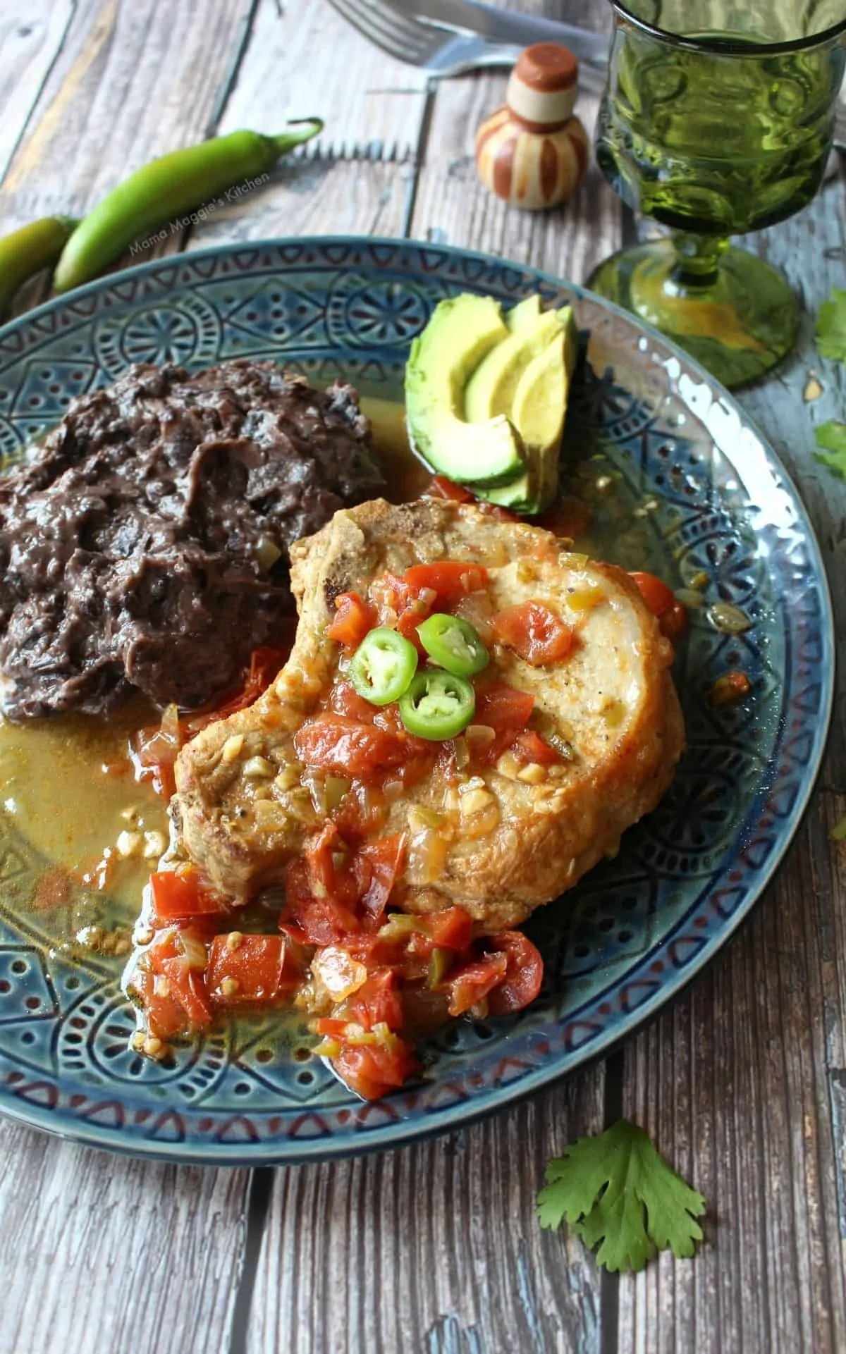Grilled Mexican Style Pork Chop