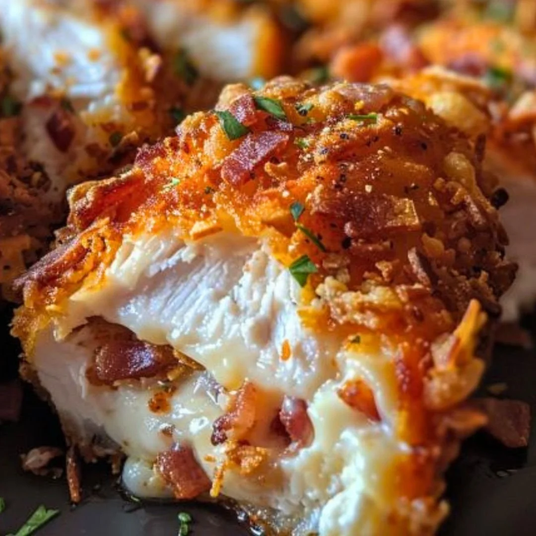 Bleu Cheese and Bacon Stuffed Chicken