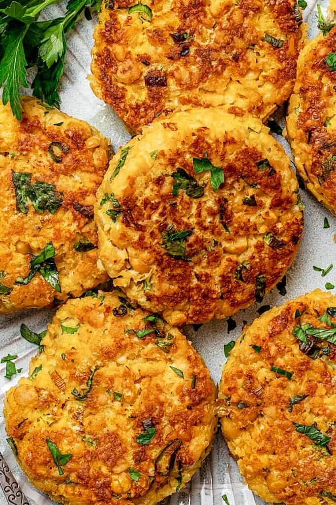 Vegan Chickpea pattiesⓋ