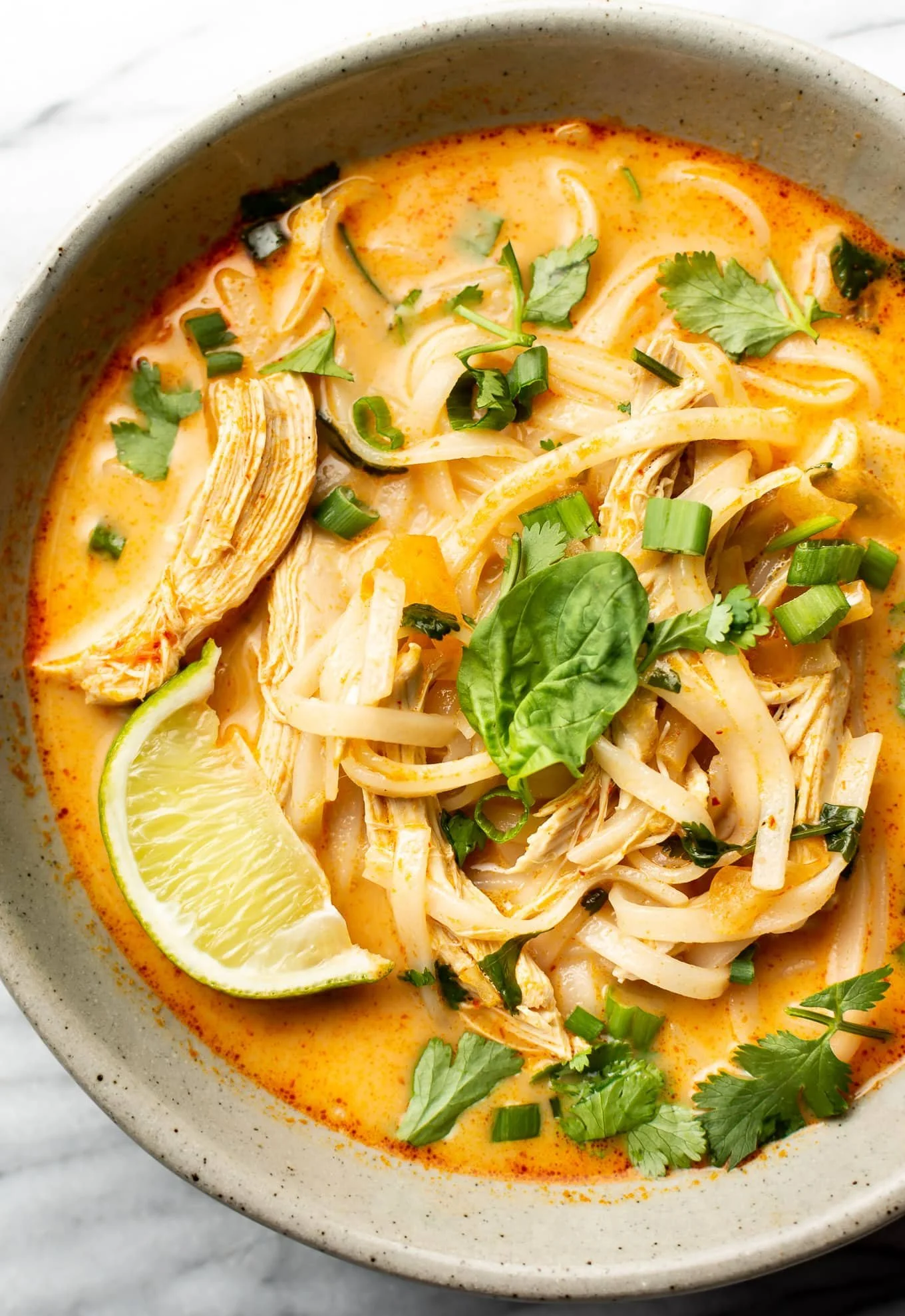 Thai Inspired Chicken Coconut Lemongrass soup
