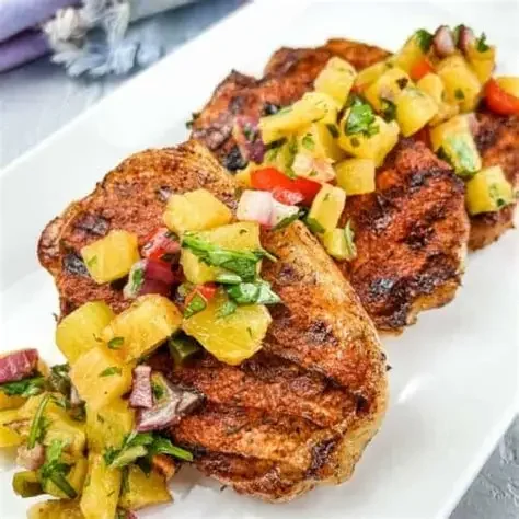 Center Cut Pork Chop with Pineapple Salsa✴