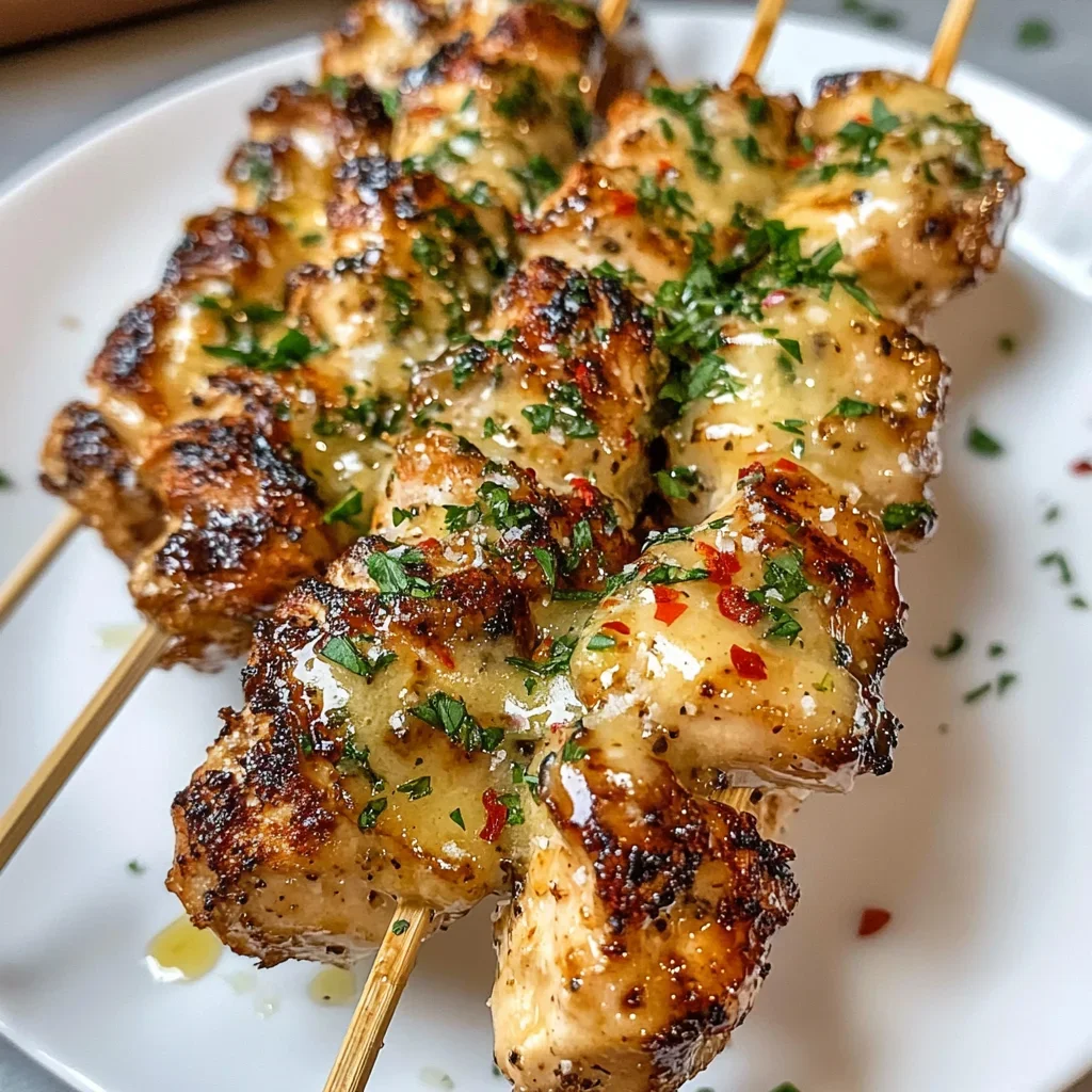 Skewer assortment with fruit/veggie/chicken