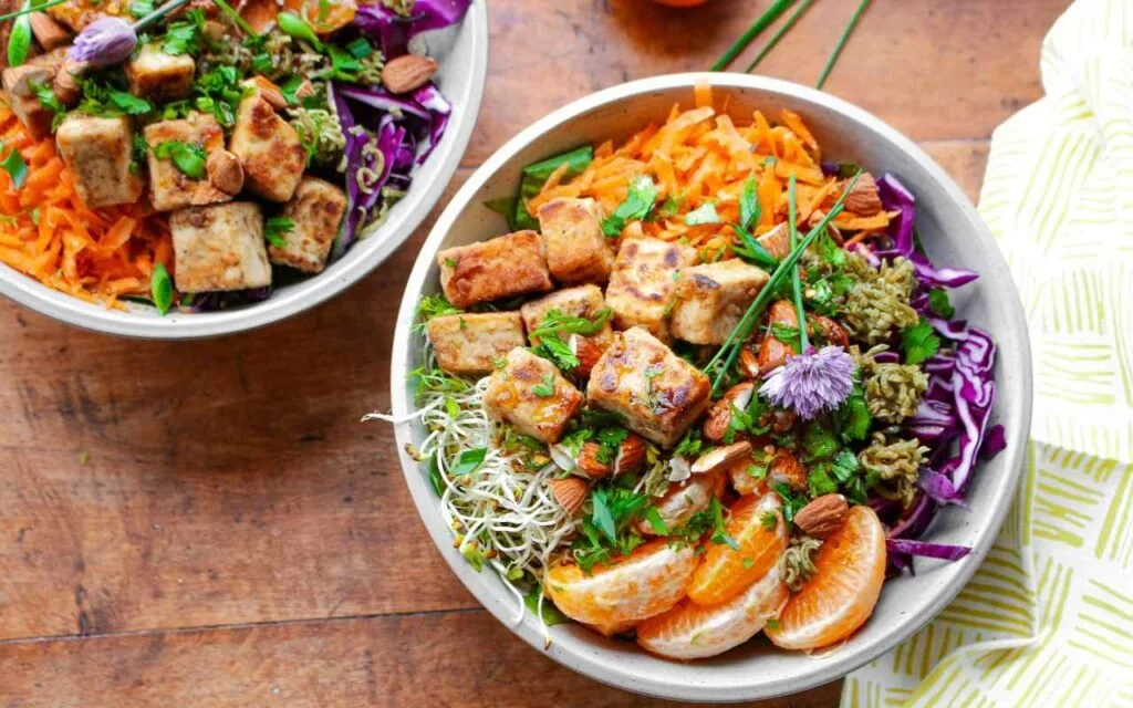 Mandarin Orange Tofu Bowl✴Ⓥ