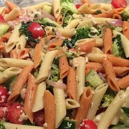 Penne with spinach tomato & artichoikeⓋ