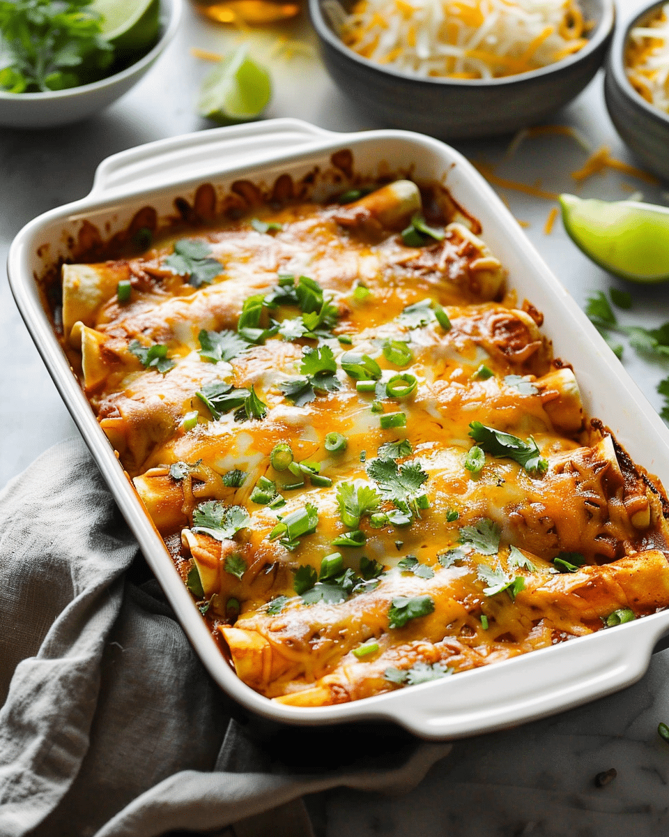 Choice of Chicken OR Black Bean Enchiladas🌿