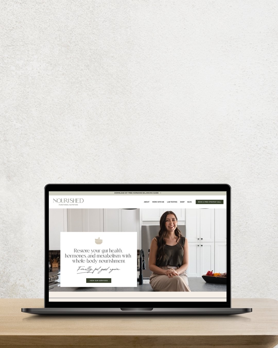 We're still obsessing over this dreamy website design for our client, @nourishedfunctional 🤍 

Your website is your virtual storefront and you should be proud to show it off! Is your website working for you by generating the leads and sales that you