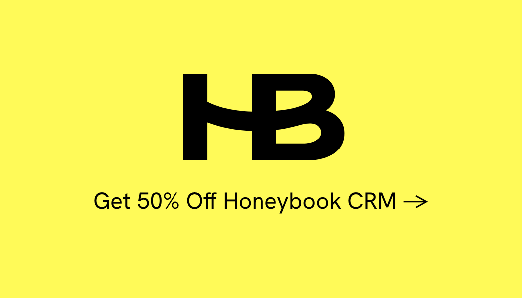 Get 50% Off Honeybook CRM Platform