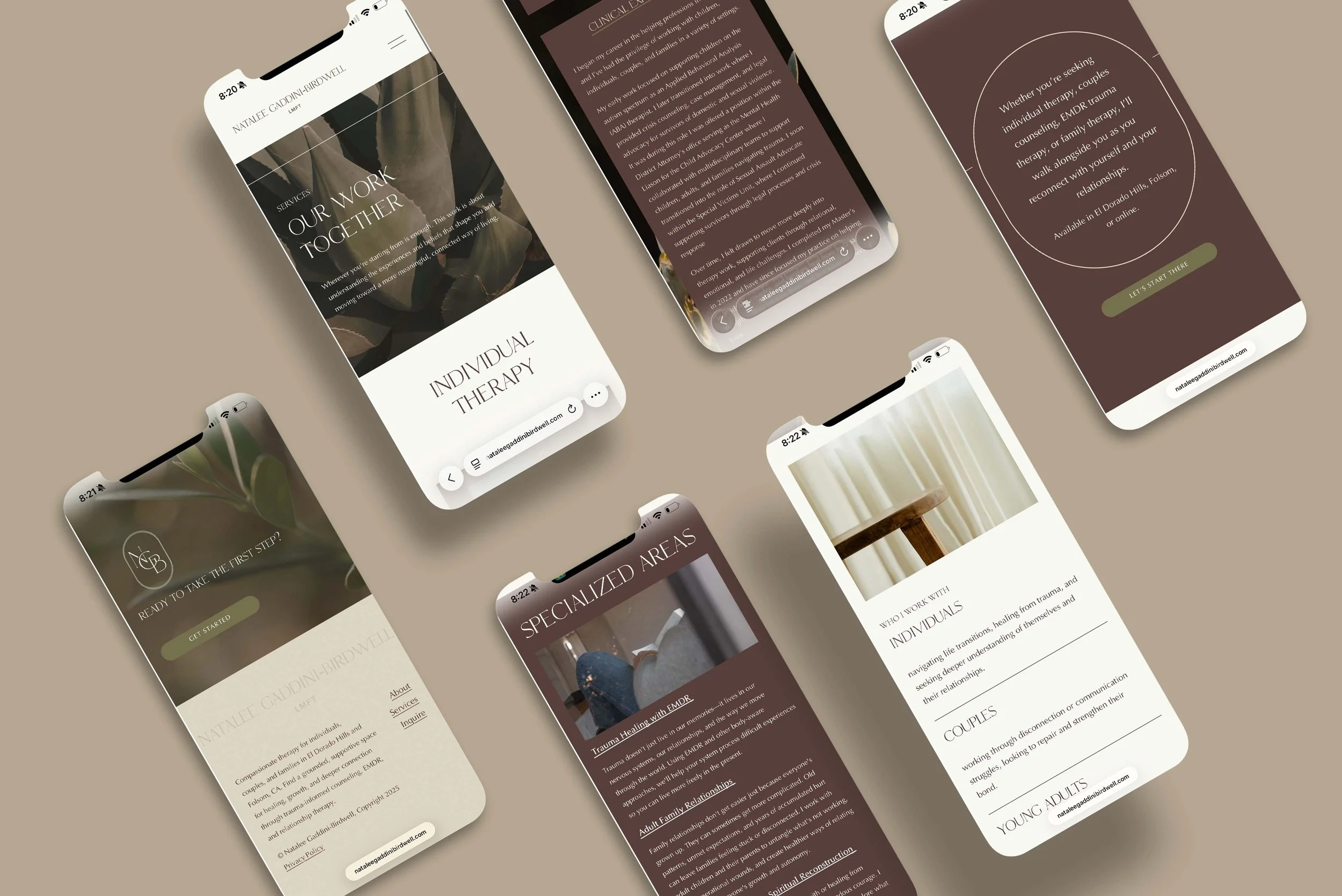 Therapist website designer