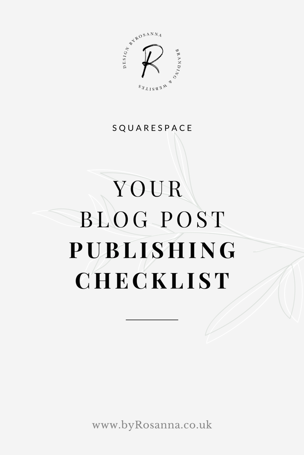 Your Blog Post Publishing Checklist | byRosanna