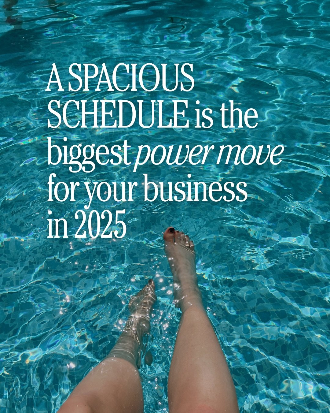 When I look at aspirational business owners, their sales screenshots &amp; lofty revenue numbers mean nothing to me if they&rsquo;re constantly in back-to-back calls, or have a calendar that&rsquo;s always blocked FULL 🫣😳 

Yes, I want a thriving, 