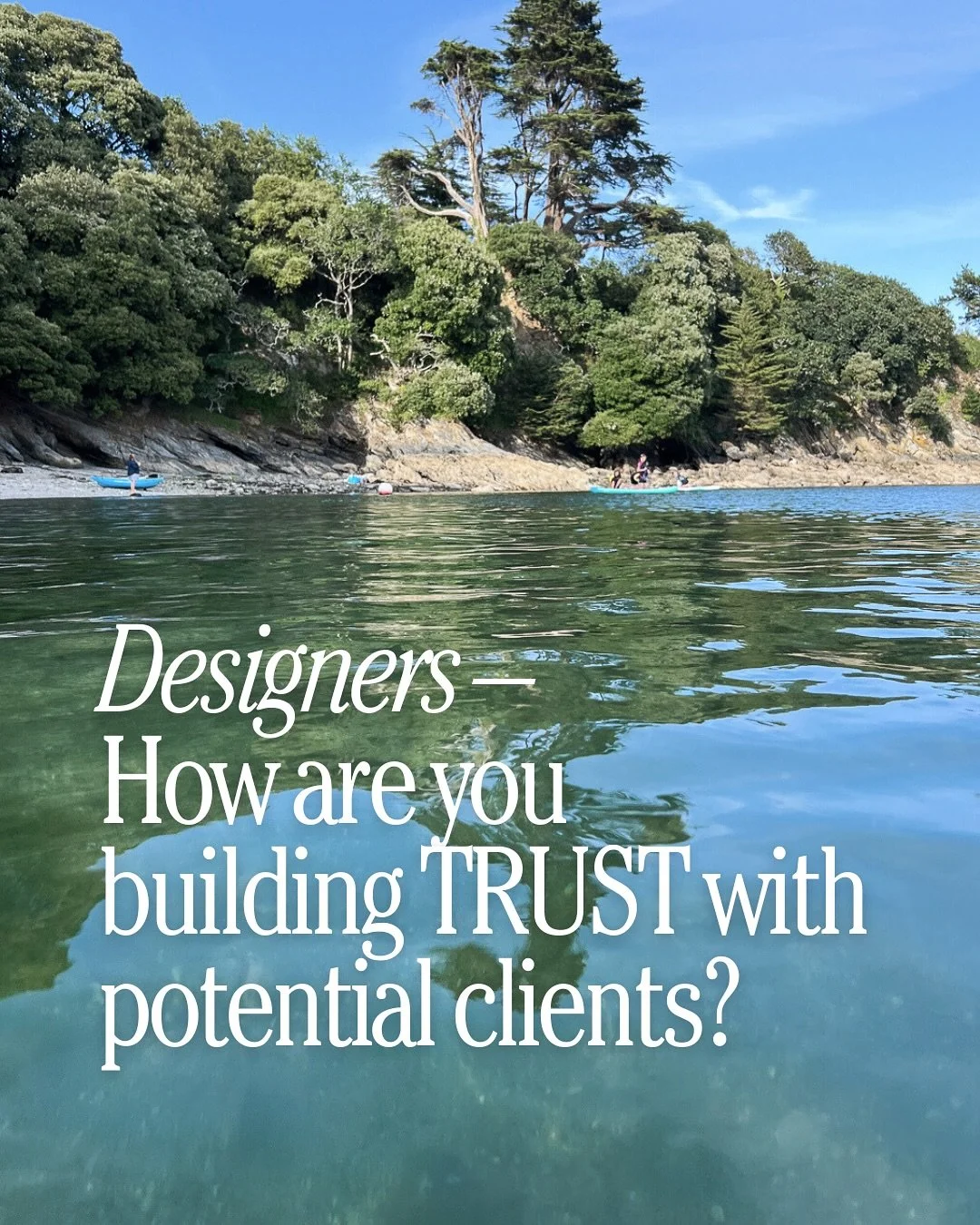 Want 3 ways you can build trust this week? Comment MASTERCLASS for my free training 💻☺️⁠
⁠
Trust-building is a huge missing piece for most brand and website designers&rsquo; marketing, and it&rsquo;s more important than ever these days in a world of