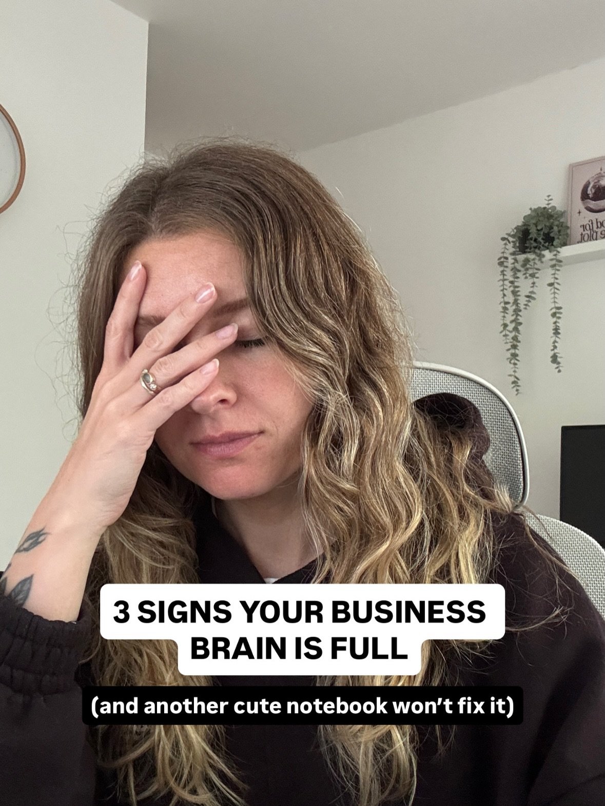 Add being a parent to the mix and your brain is MAXXED out 😅 

This is why I literally don&rsquo;t keep anything in my own head anymore 😂 I have a &lsquo;digital brain&rsquo; where everything in my business (clients, projects, tasks, random saved c