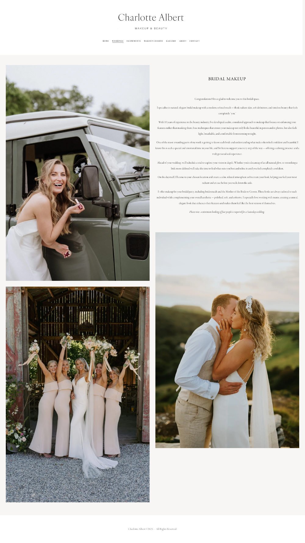 Old Squarespace website