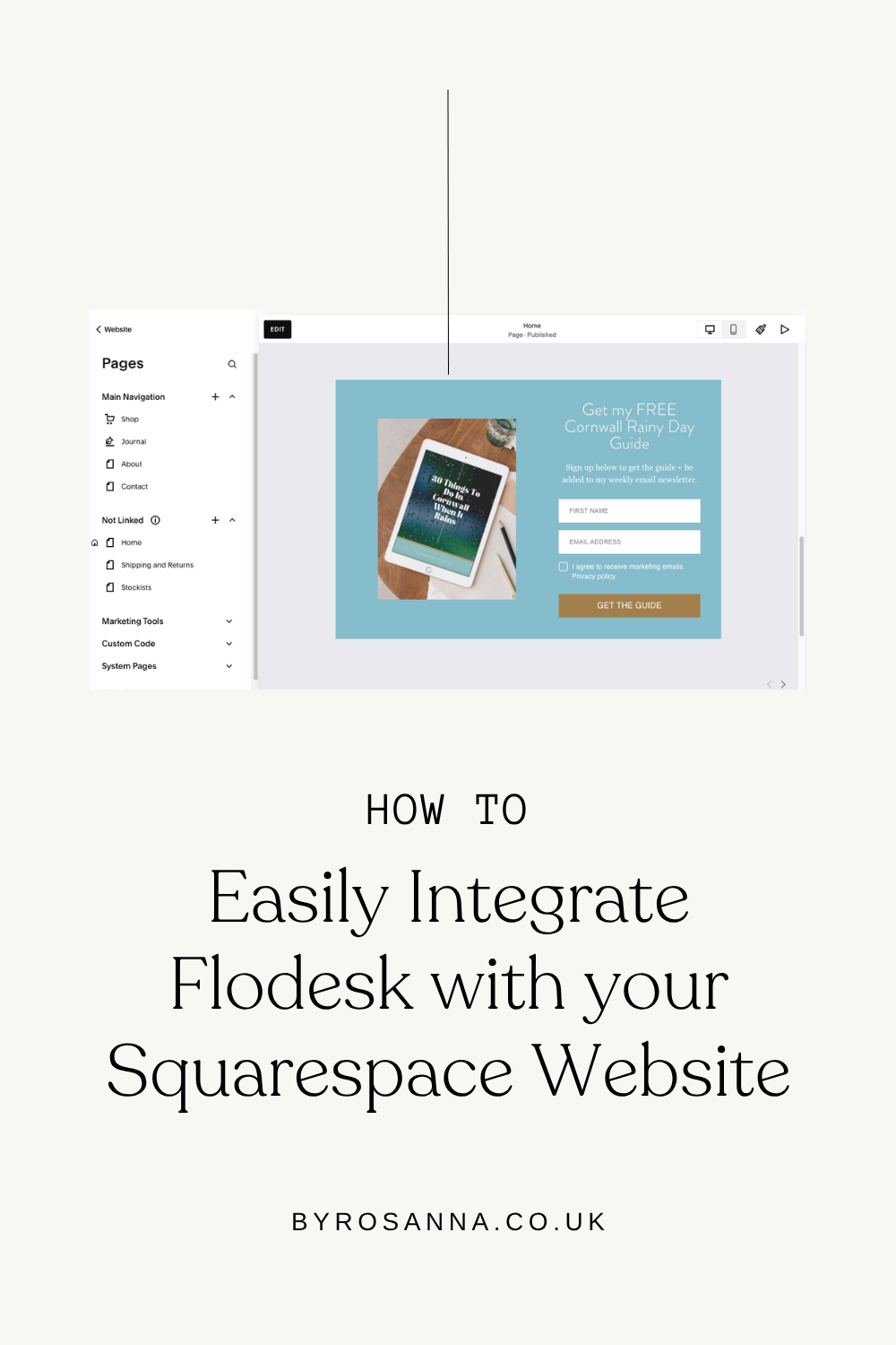 Easily Integrate Flodesk with Squarespace