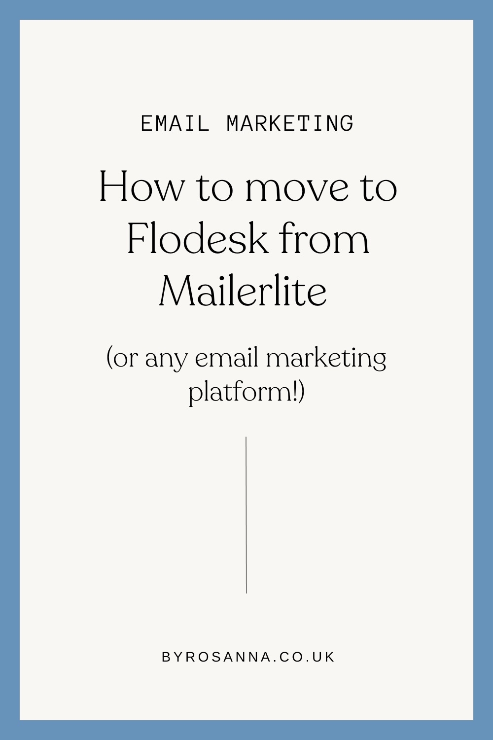 How to migrate to Flodesk from Mailerlite (or any email marketing platform!)