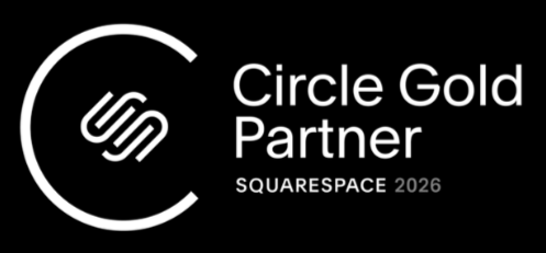 Squarespace circle gold partner