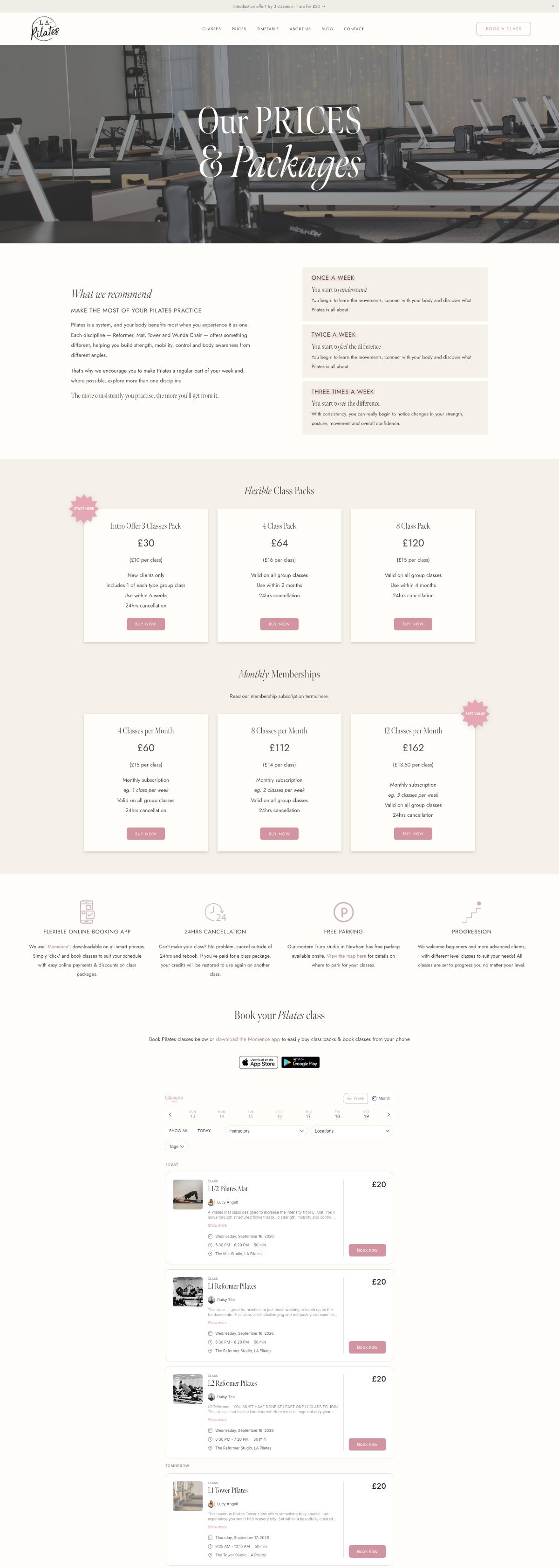 Squarespace website design