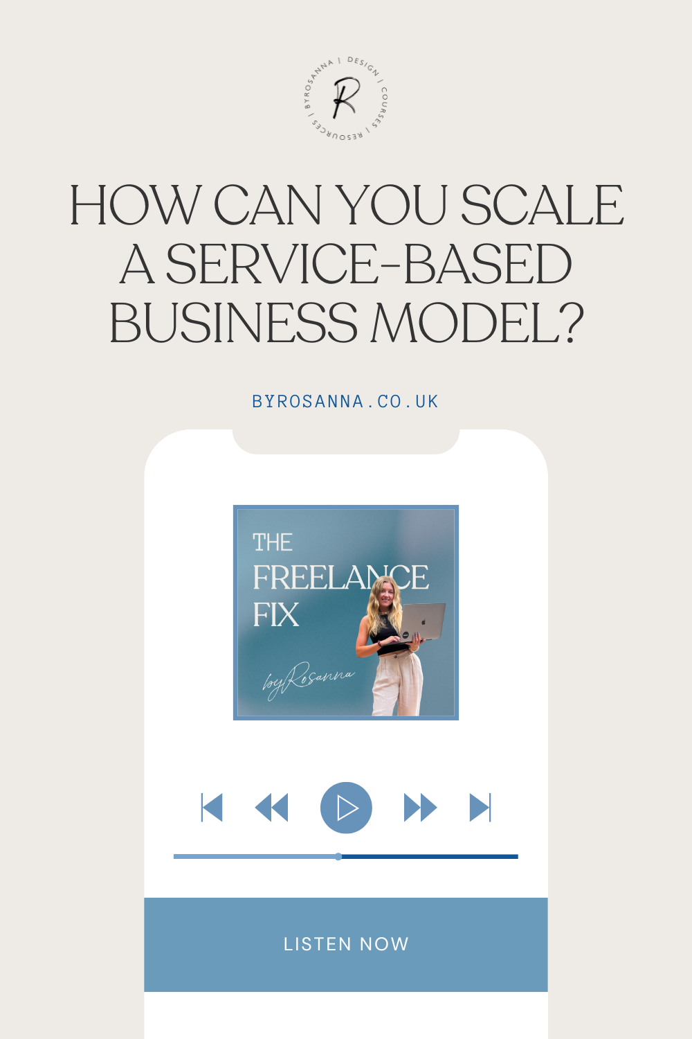 How can you scale a service-based business model?