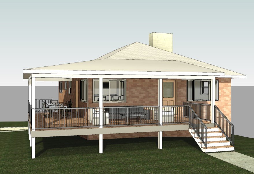 Whole House Renovation and Porch Addition in Durham, NC