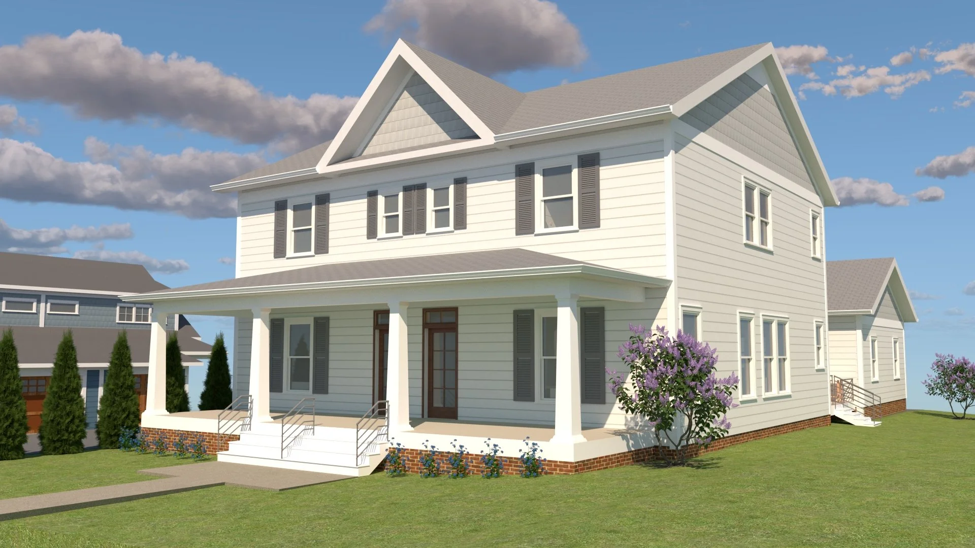 The Weatherspoon Duplex - 3,200 SF (1600 sf ES) (Under Construction)