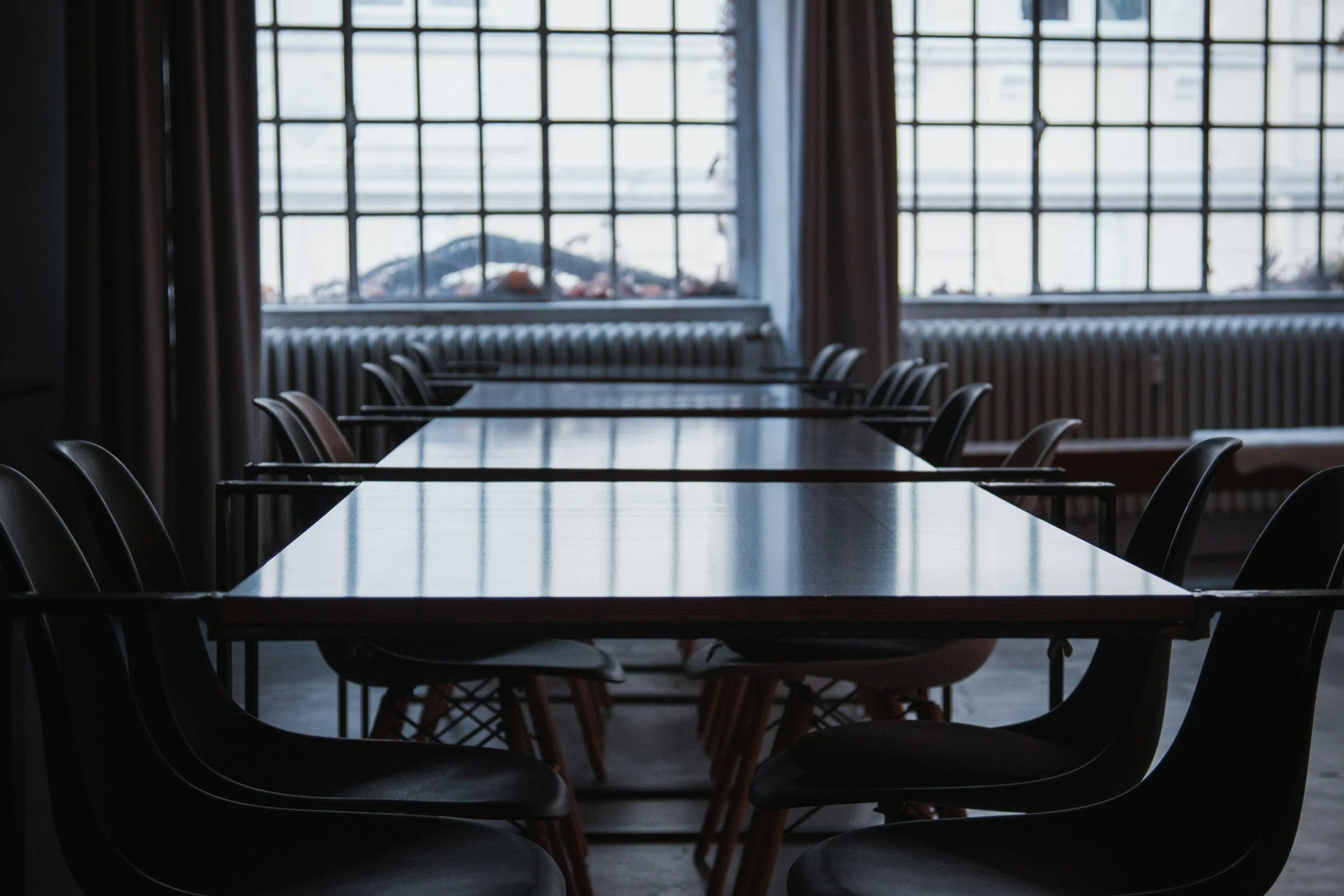 Boardroom conference table representing the leadership and governance of The SOAP Project.
