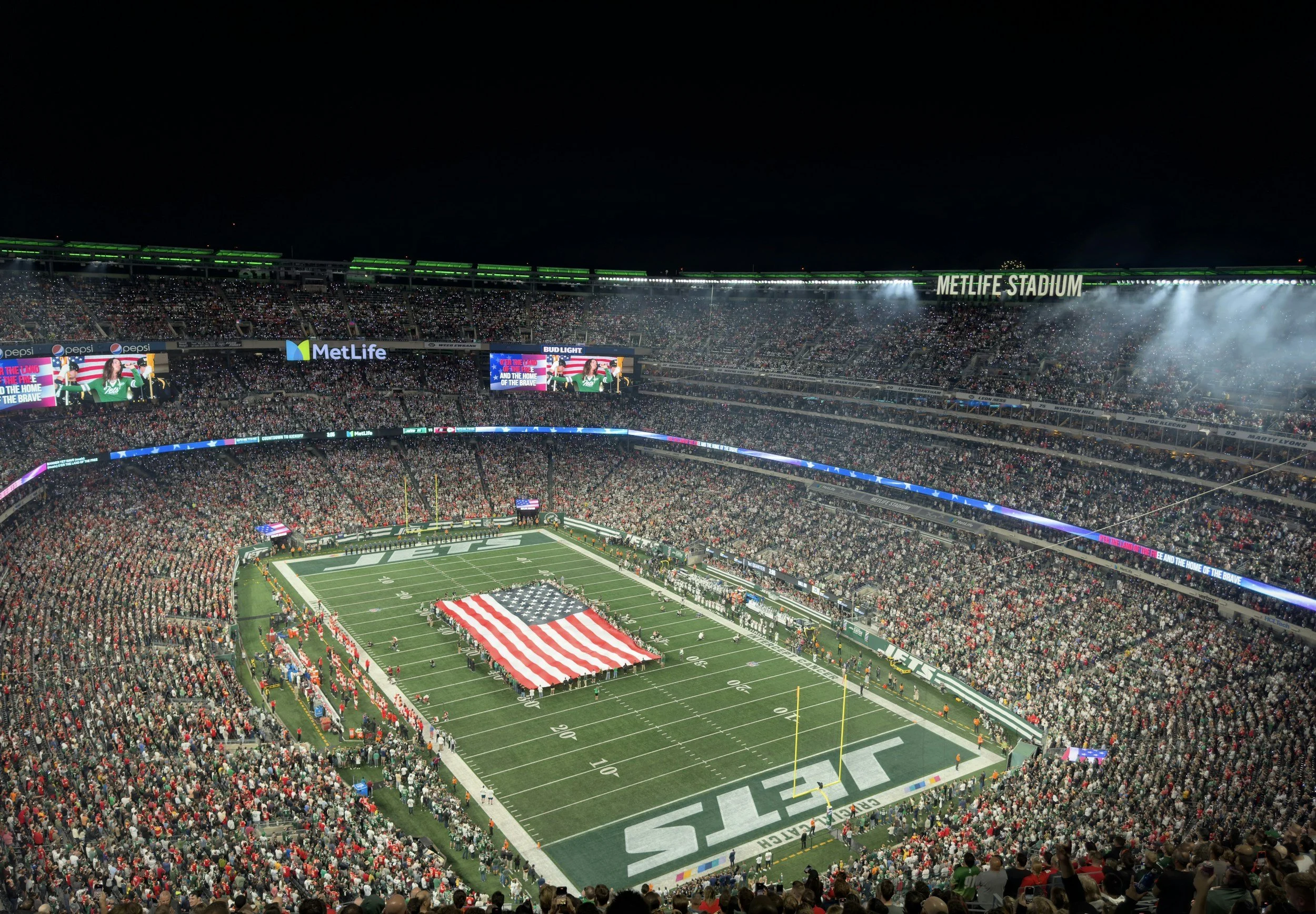 Football stadium during the Super Bowl, where The SOAP Project conducted human trafficking awareness outreach in the San Francisco Bay Area.