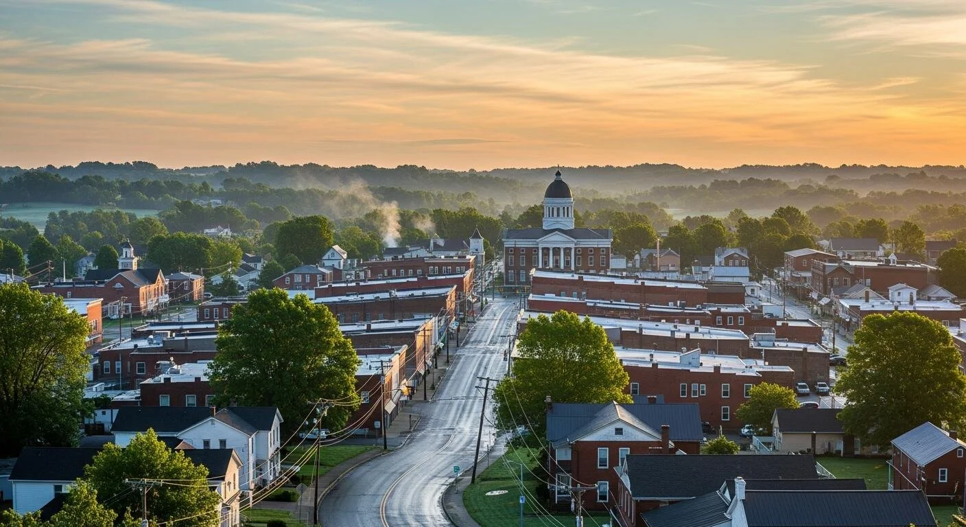 Mayfield, Kentucky town view