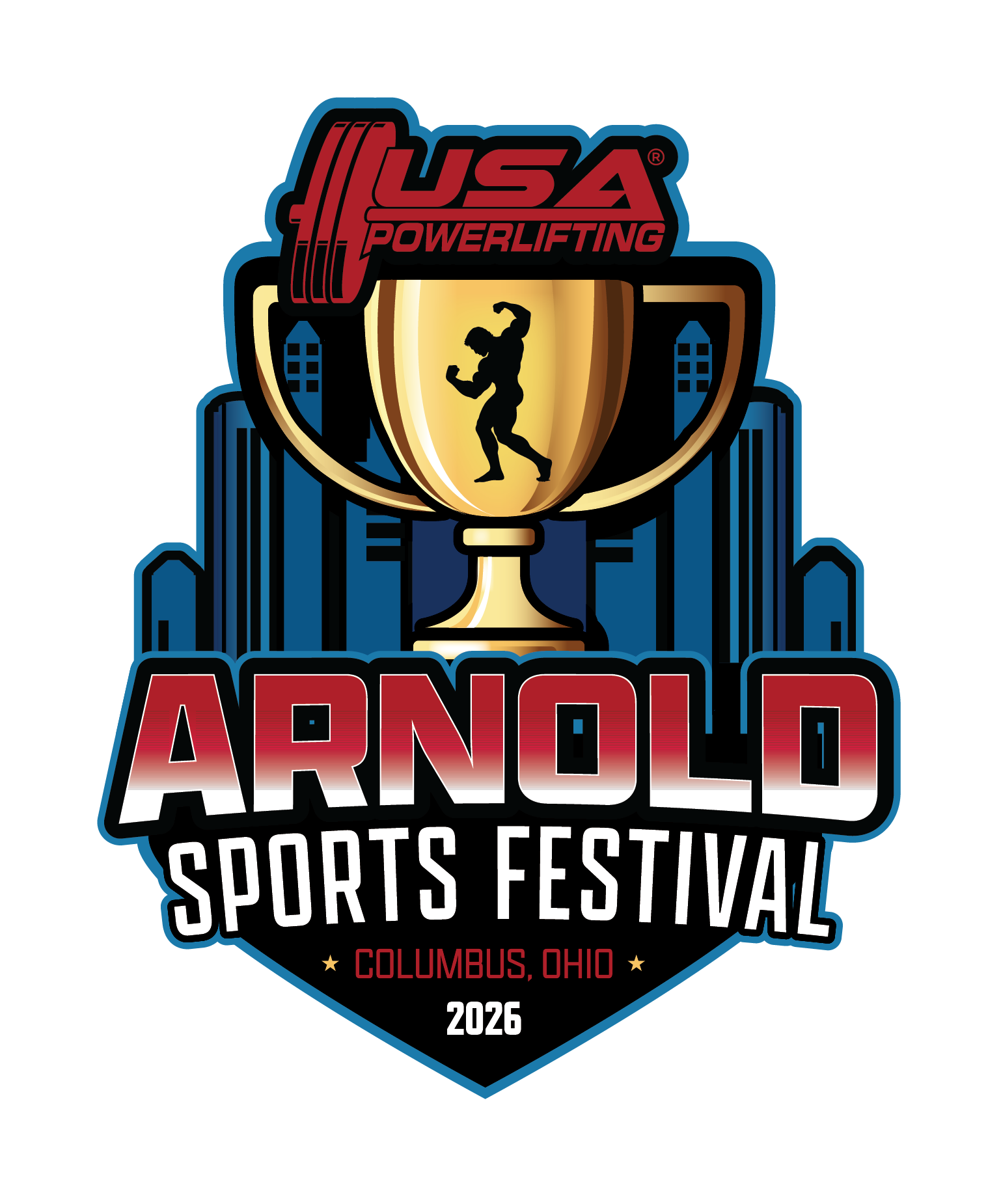 Arnold Sports Festival logo for The SOAP Project's human trafficking awareness outreach event in Columbus, Ohio.
