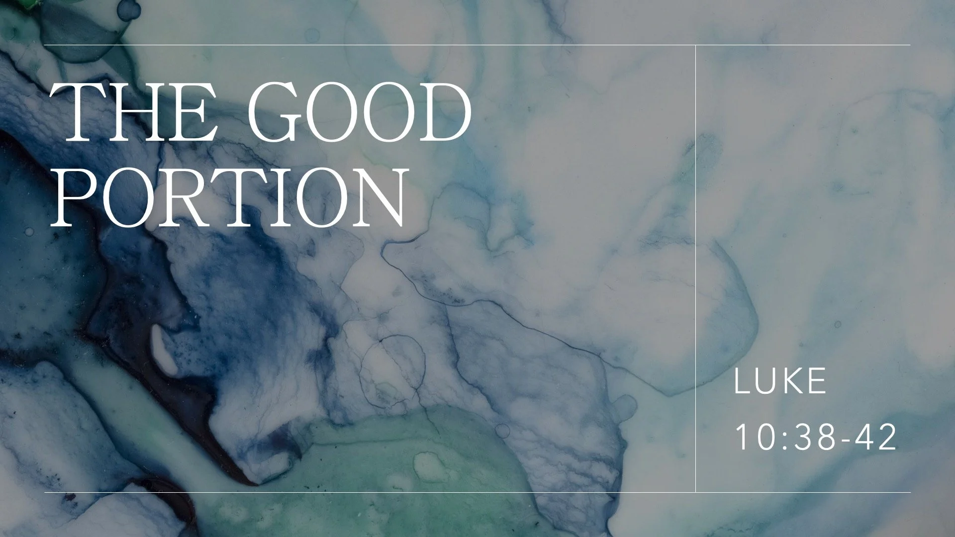 “The Good Portion”