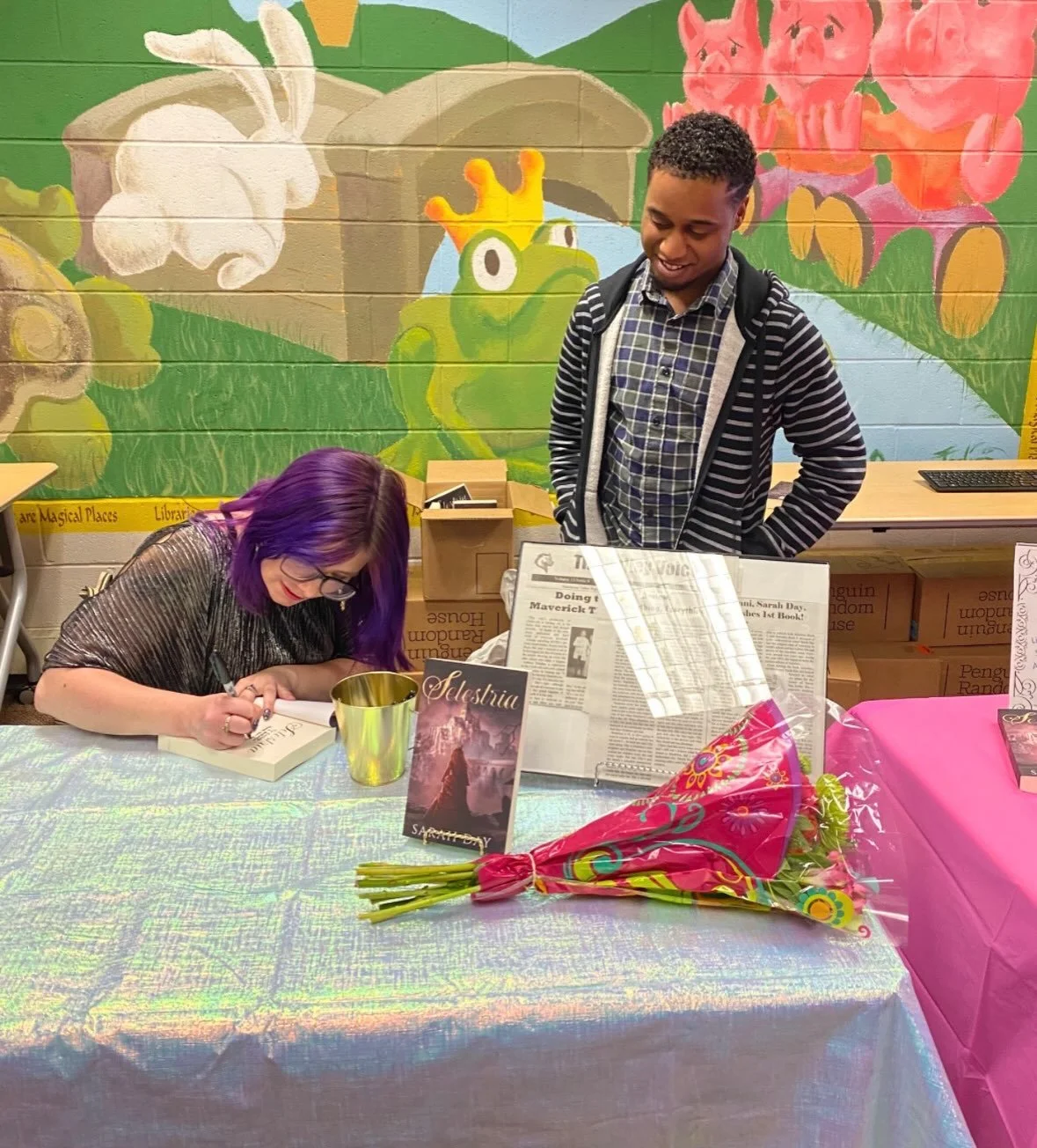 A look back on Sarah Day&rsquo;s 2022 book signing for Selestria! 

Check out our website in our bio for more details!