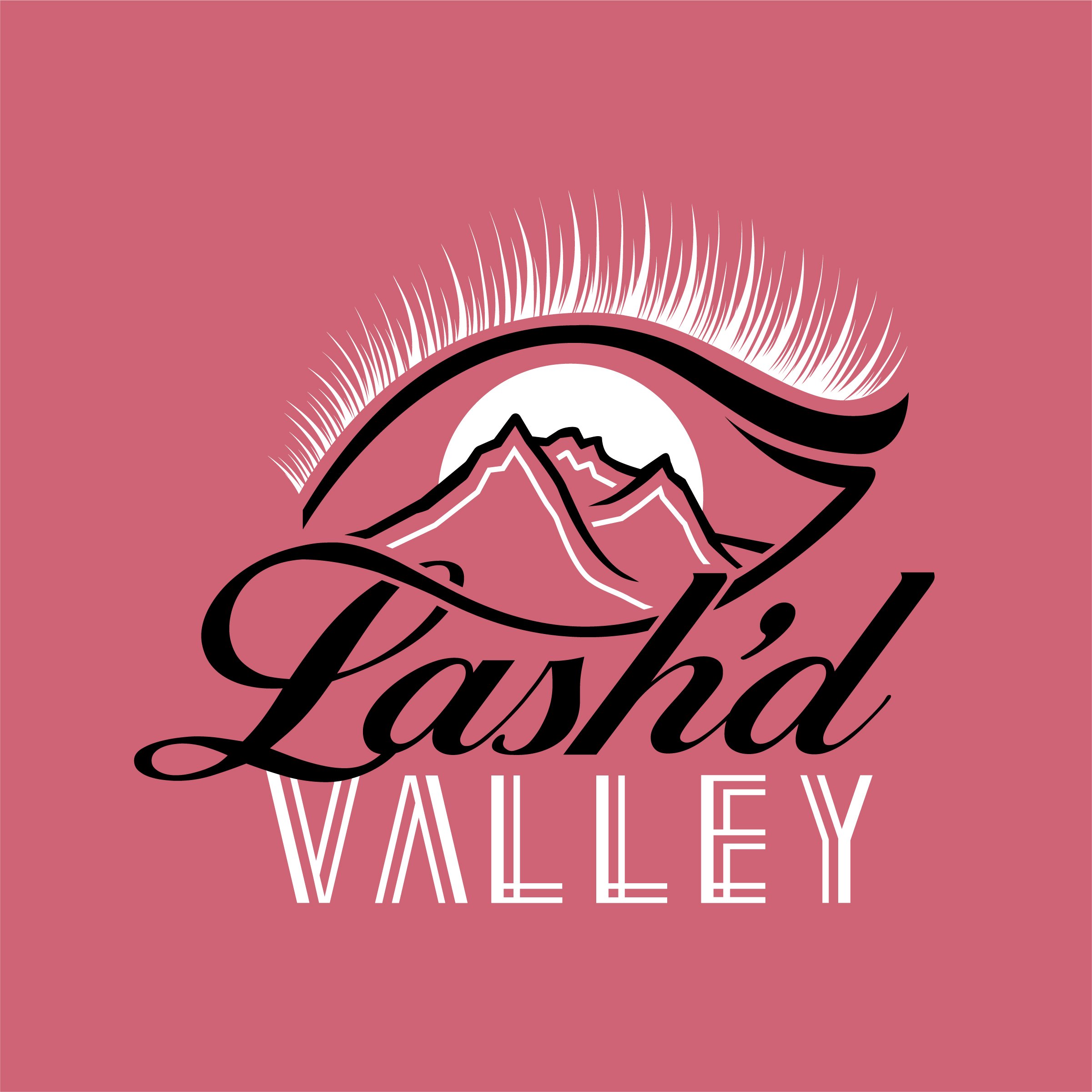 Lash'd Valley LOGO FINAL - Black and White on Blush.jpg
