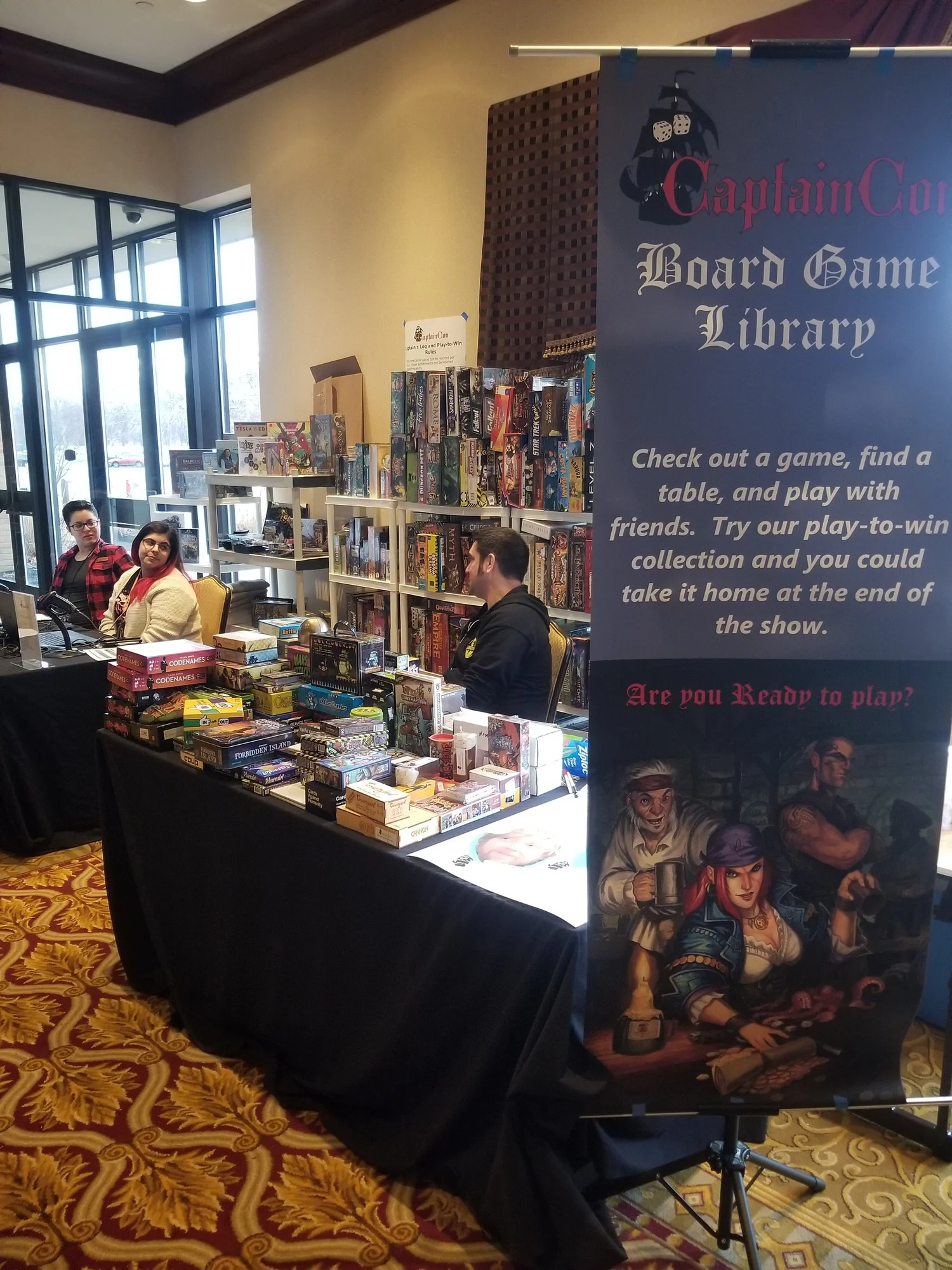 Board Game Library — CaptainCon