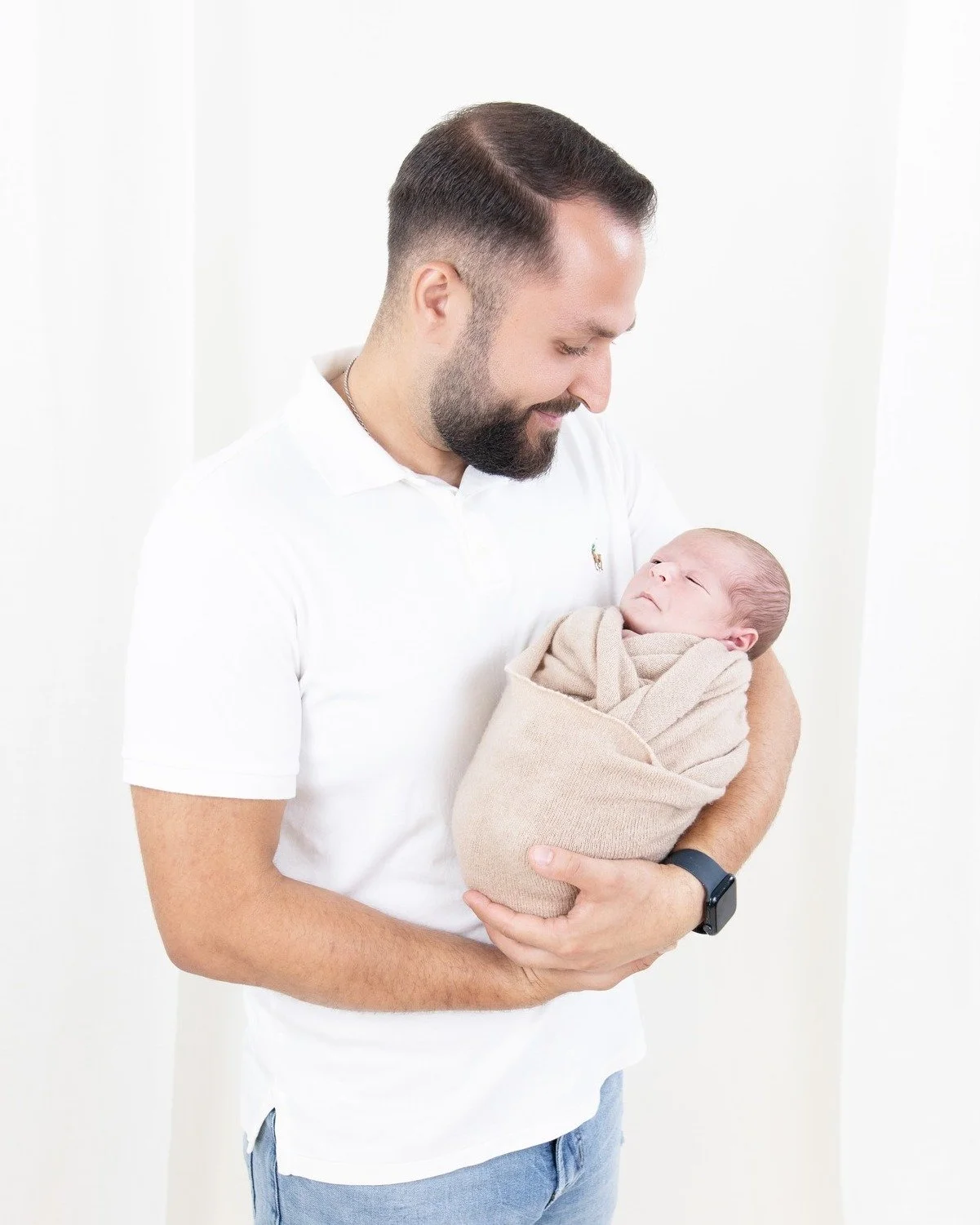 🧸 &quot;His first protector, his forever hero 🦸&zwj;♂️&quot; #DadAndBabyBoy #AgooFamilyPhotography #HeartFullOfJoy #NewbornSnuggles #HeroInTraining