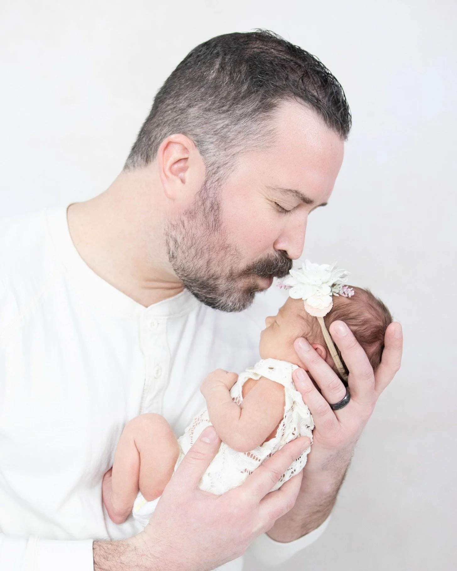 A father&rsquo;s kiss, a lifetime of love.❤️ 
.
.
.
#agoofamilyphotography #newbornphotography
#newbornphotographer #infantphotography #toddlersphotography #familyphotography #familyphotographer #baby #sweetbaby #thebabyyears
#michiganphotographer #p