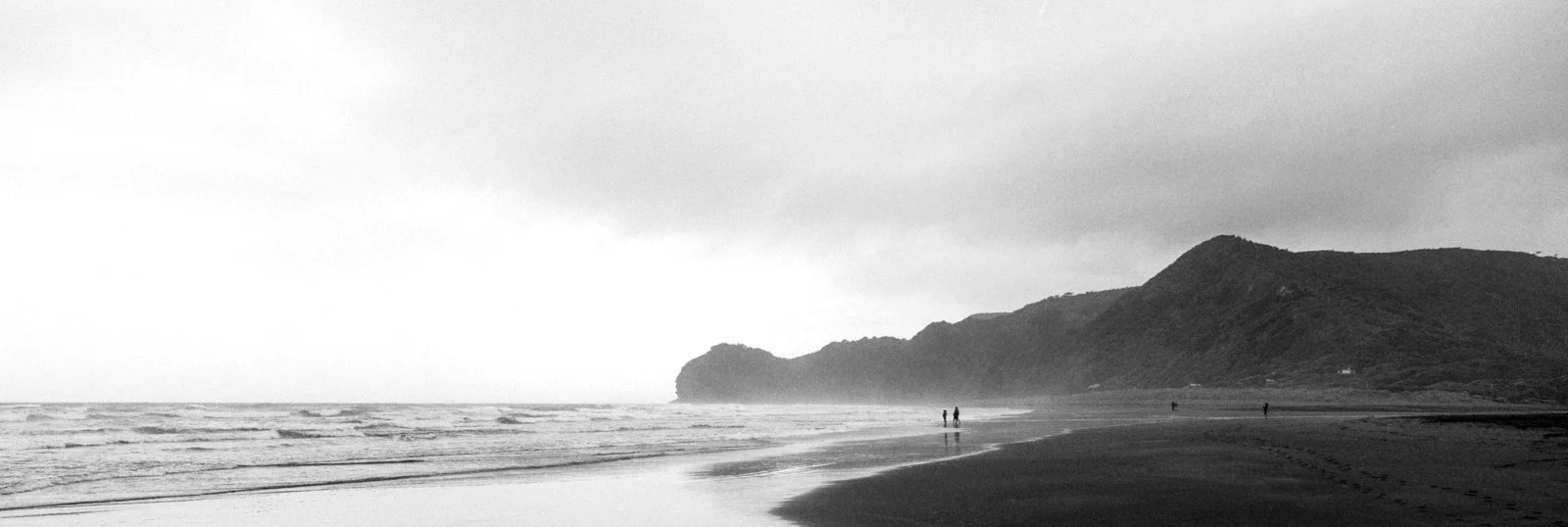 Piha Beach, Auckland, Kodak T-Max 400
