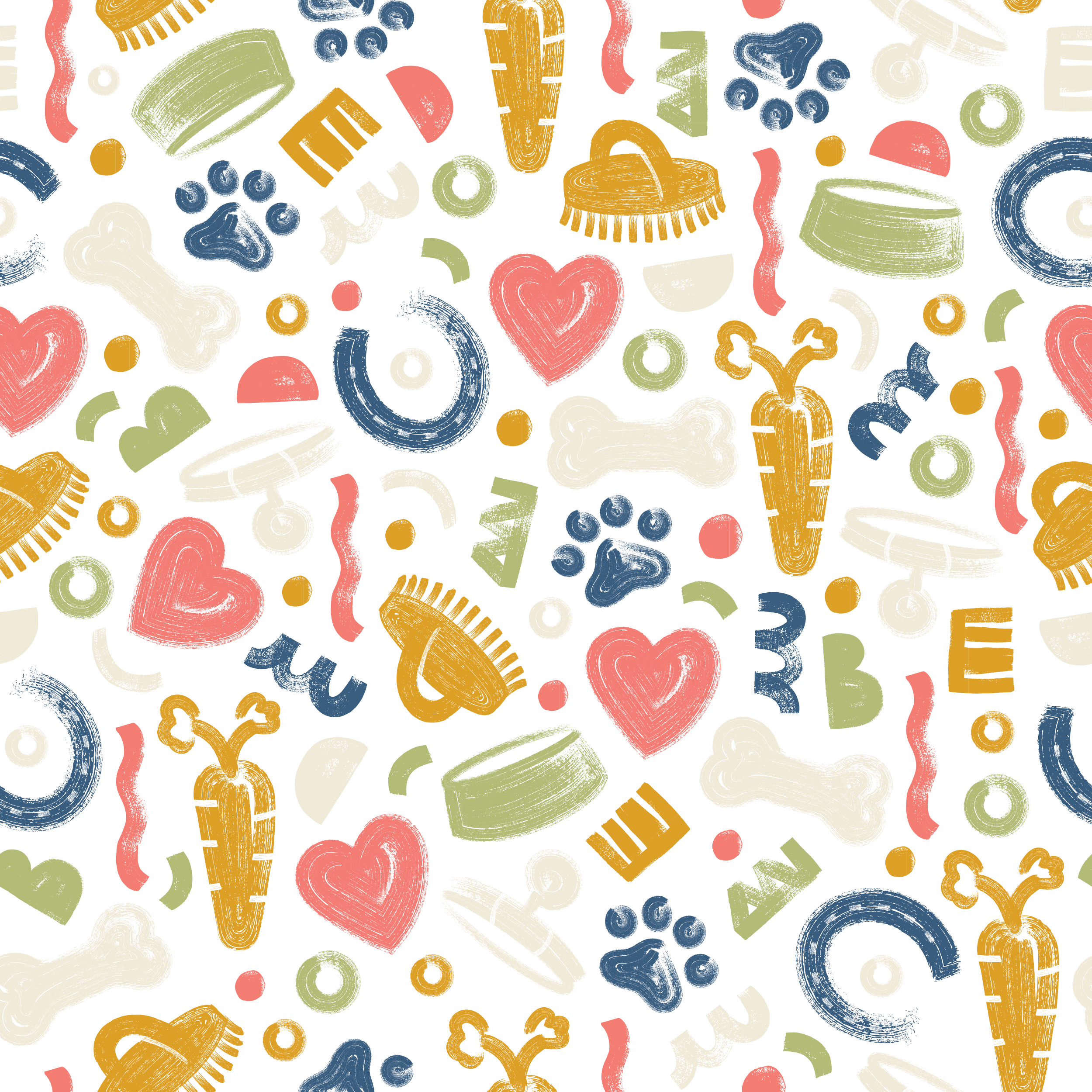 custom repeating pattern for product packaging