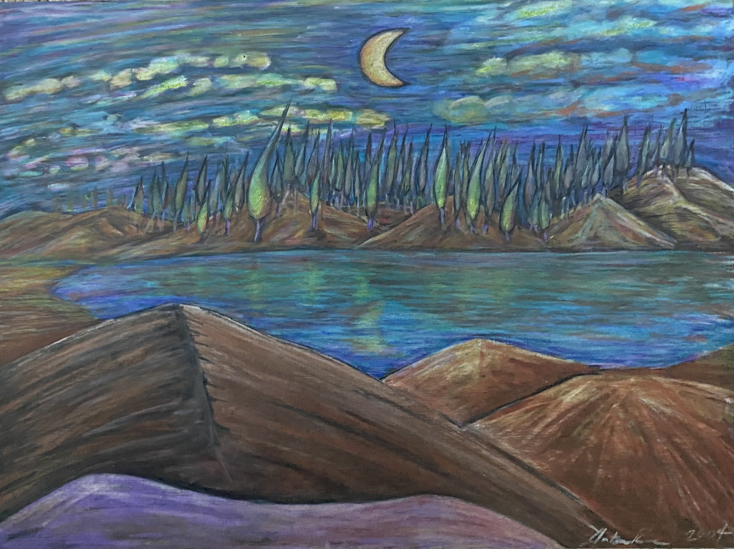 Lake Landscape by Antonio Rael.JPG