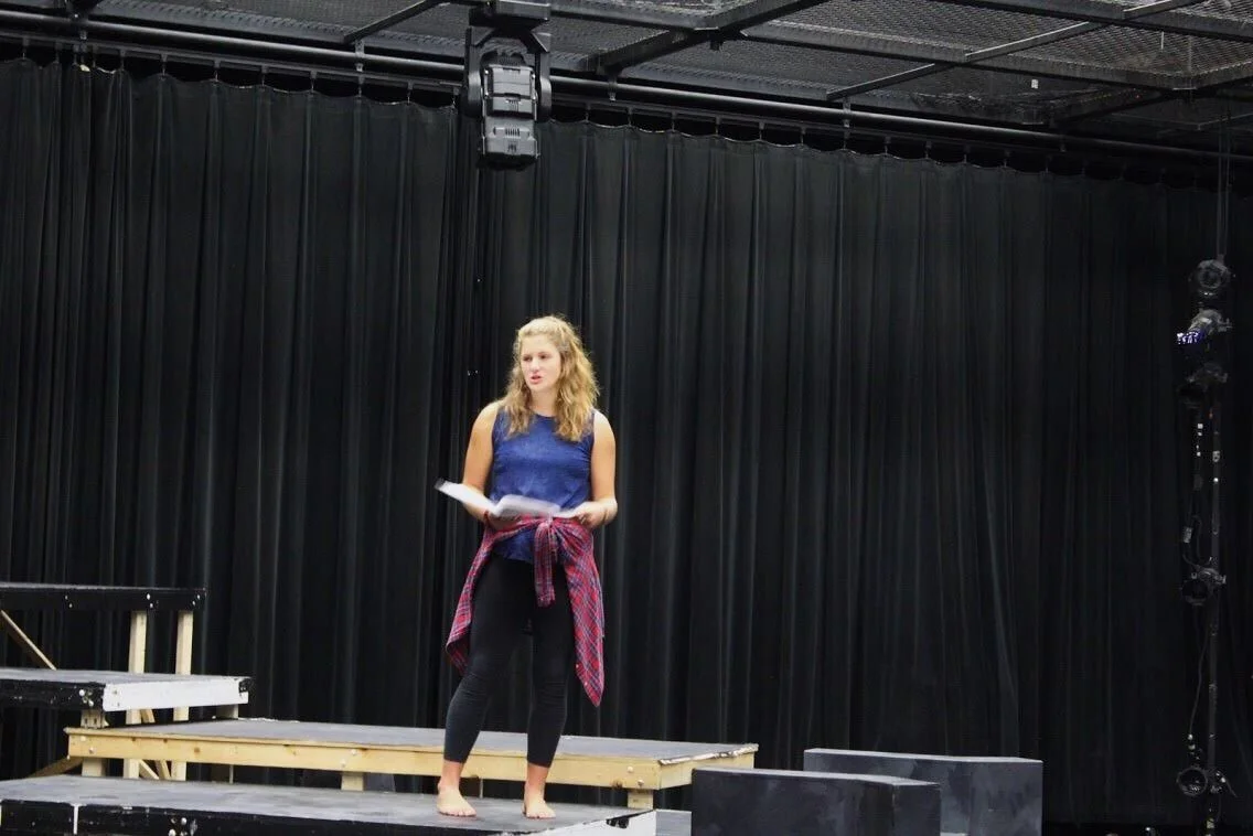 Rehearsal at Fine Arts Center
(Photo by FAC Design & Production)