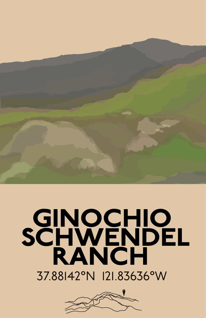 Watercolor of the newest addition to Mt.Diablo tate Park.