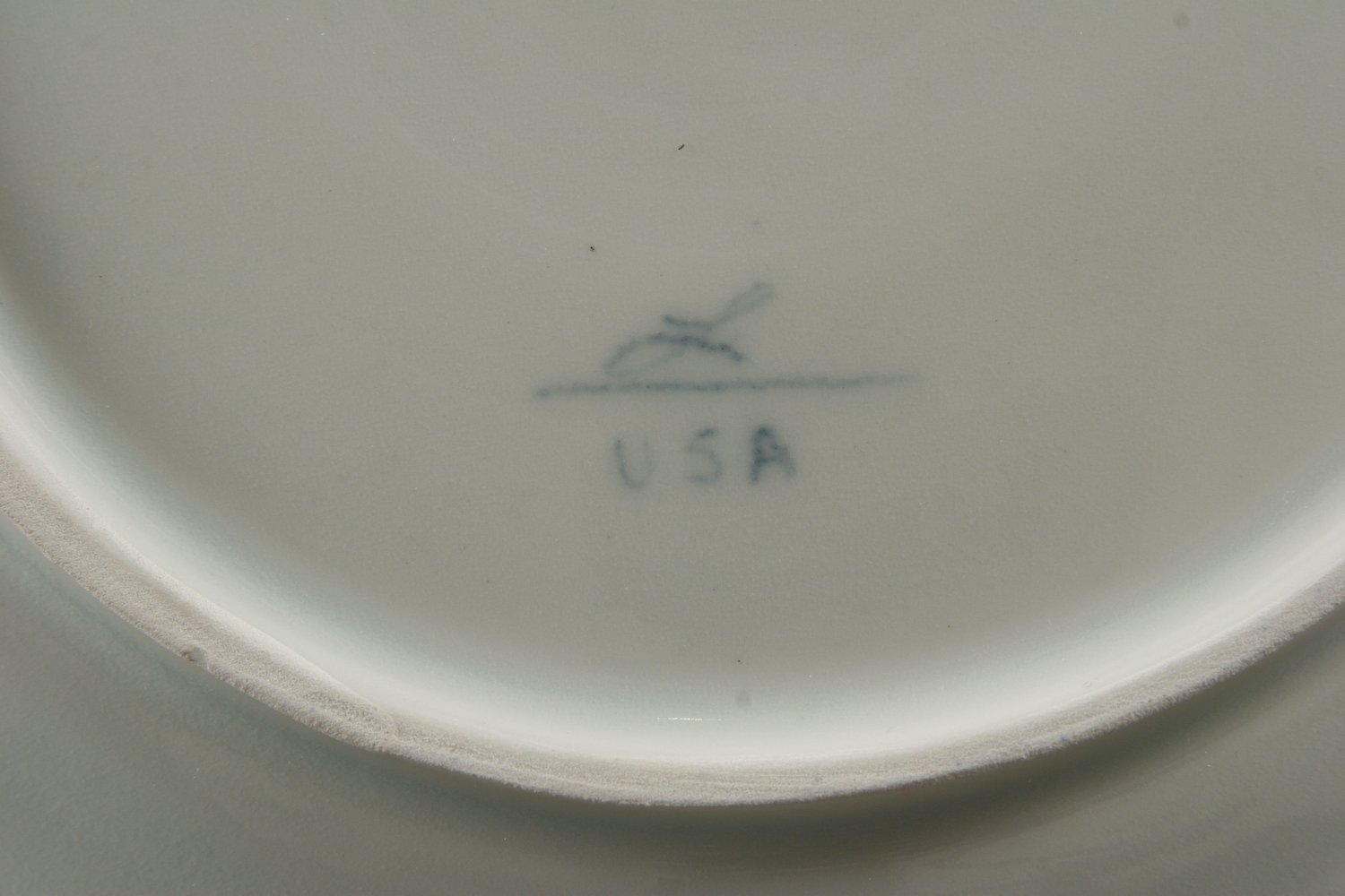USA on back of "Find China" plate