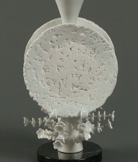 detail of dripware plate