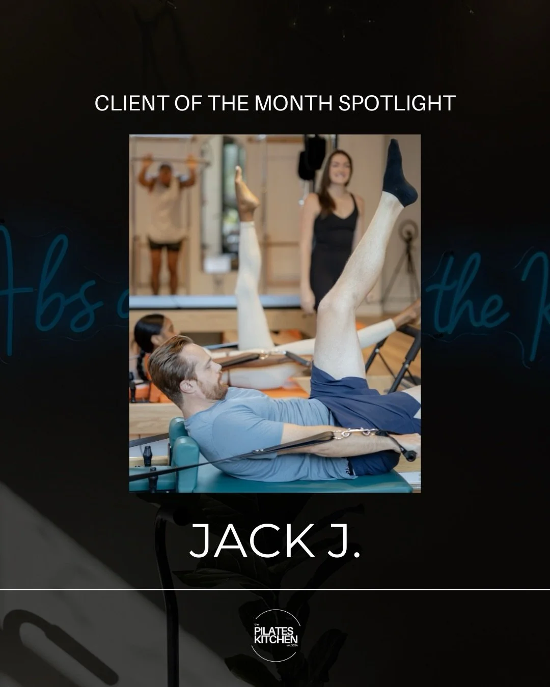 Congratulations to our April client of the month, Jack J! Thank you for supporting small business and trusting us on your Pilates journey 🧡

#denverpilates #pilates #thepilateskitchen #clientappreciation