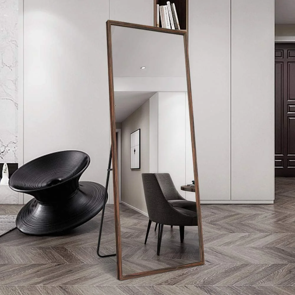 New BOLEN 65”x22” Dressing Mirror Full Length Mirror Wood Frame Dressing Mirror Portfolio Item