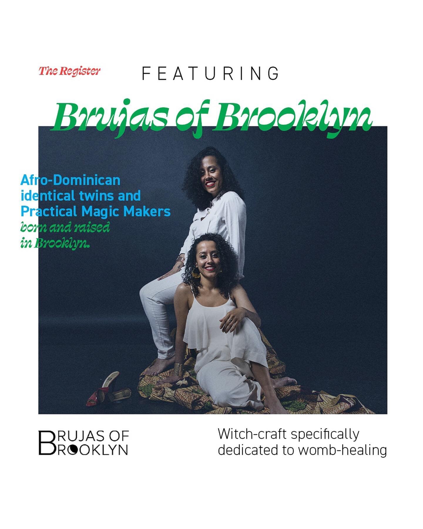 Meet las Afro-Dominicana Twitches born and raised in Brooklyn ✨

These mujeres are the True Witch Doctors! They believe in the power of spirit to cast spells that aid in collective healing. Their craft is specifically  dedicated to womb-healing and c