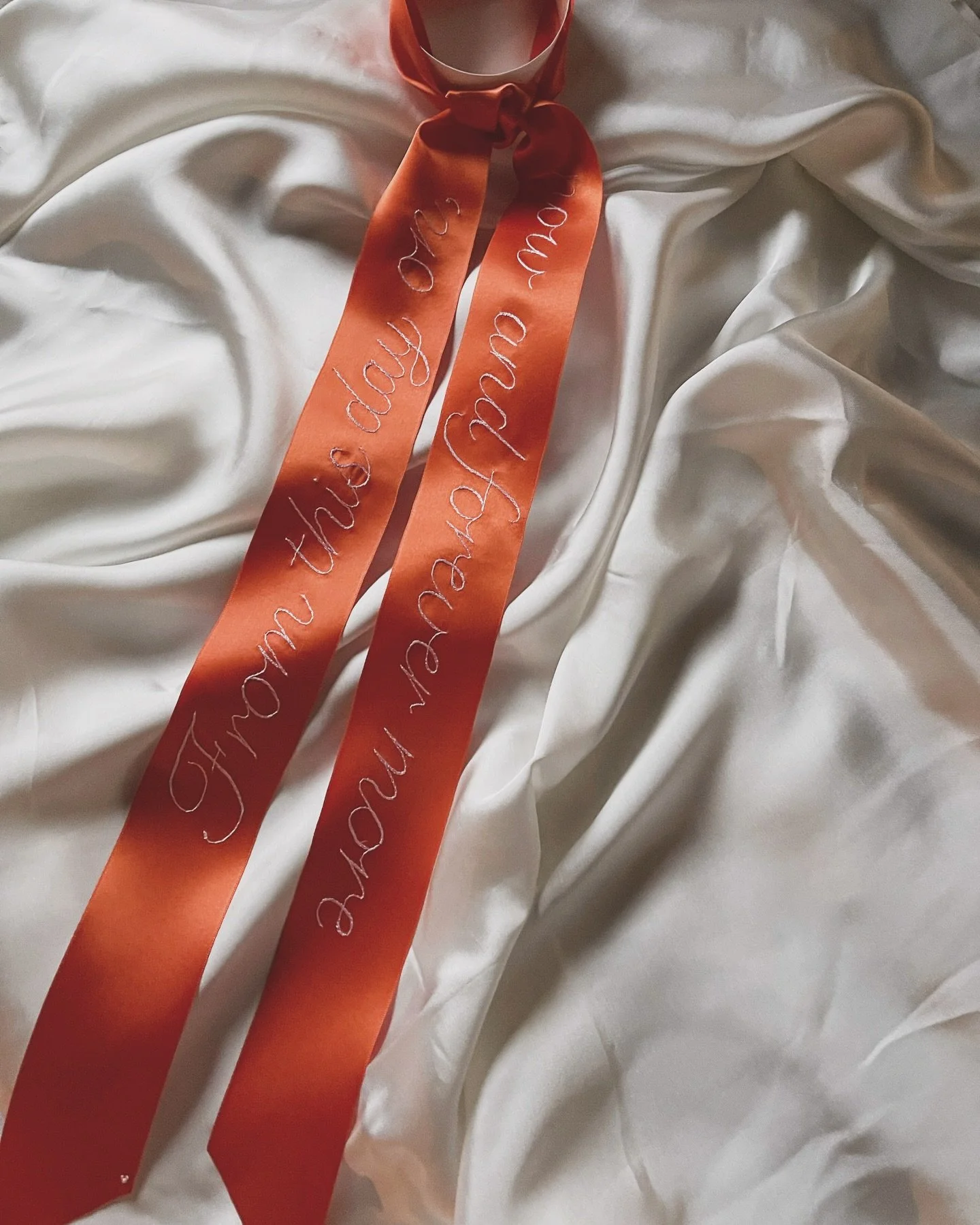 From this day on, now and forever more 

#weddingembroidery