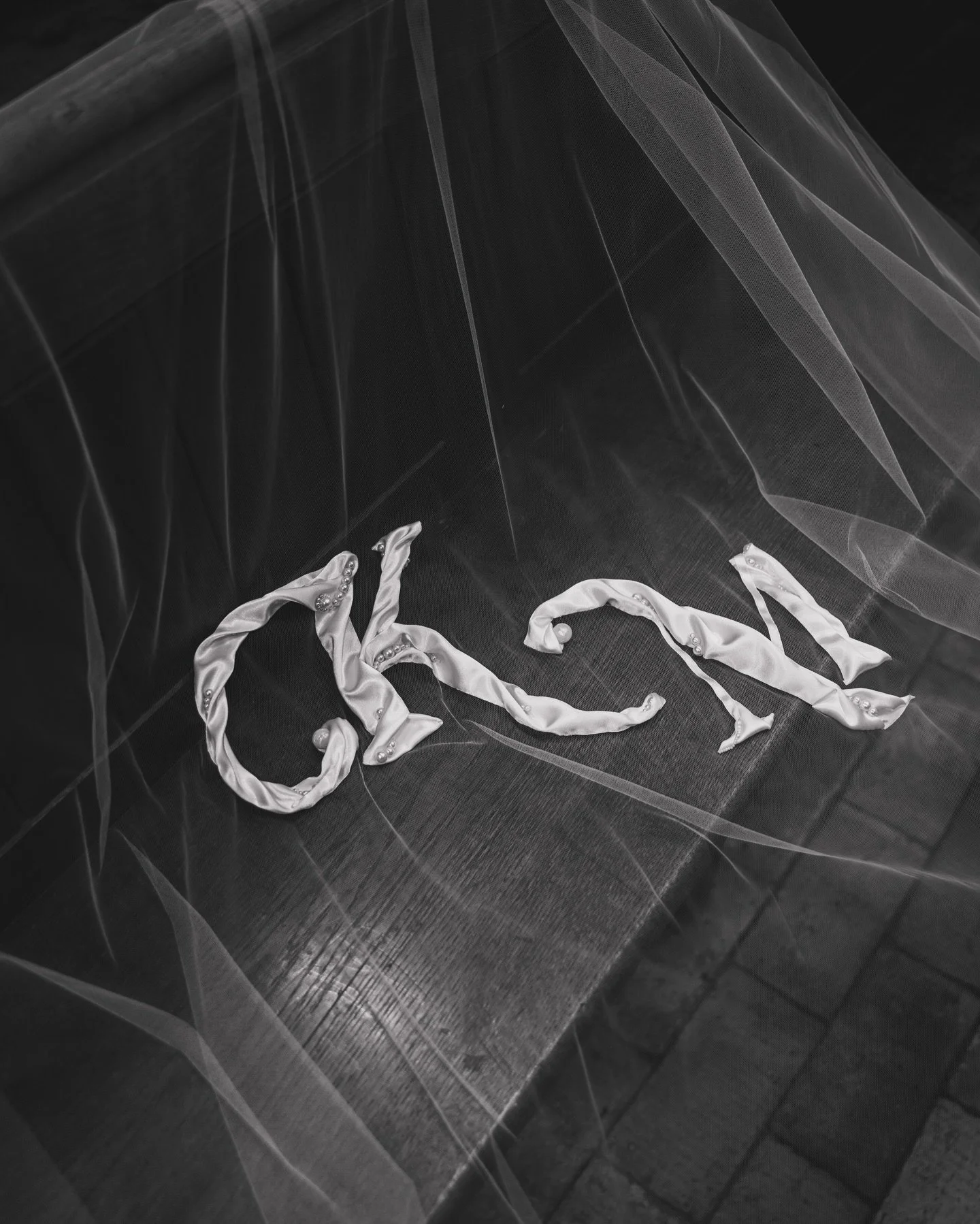 Hand embroidered silk and pearl veils, designed to be customised and made bespoke to you. Order your own veil with your initials hand crafted in silk

Photography: @megannancycreative 
#wedding
