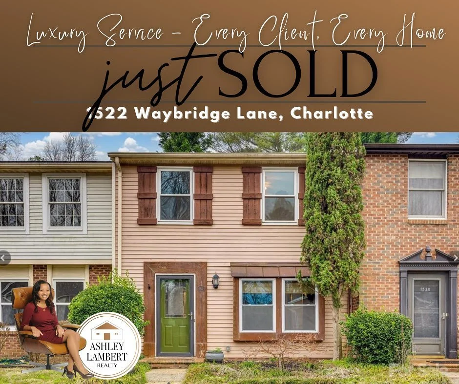 Congratulations are in order for my client!! You did it! You purchased your first home.  I can&rsquo;t wait to see your patio garden flourish! 
👩🏽&zwj;💼 👩🏽&zwj;💼Ashley Jamerson, Broker/Owner of Ashley Lambert Realty www.Search704.com | www.MyAg