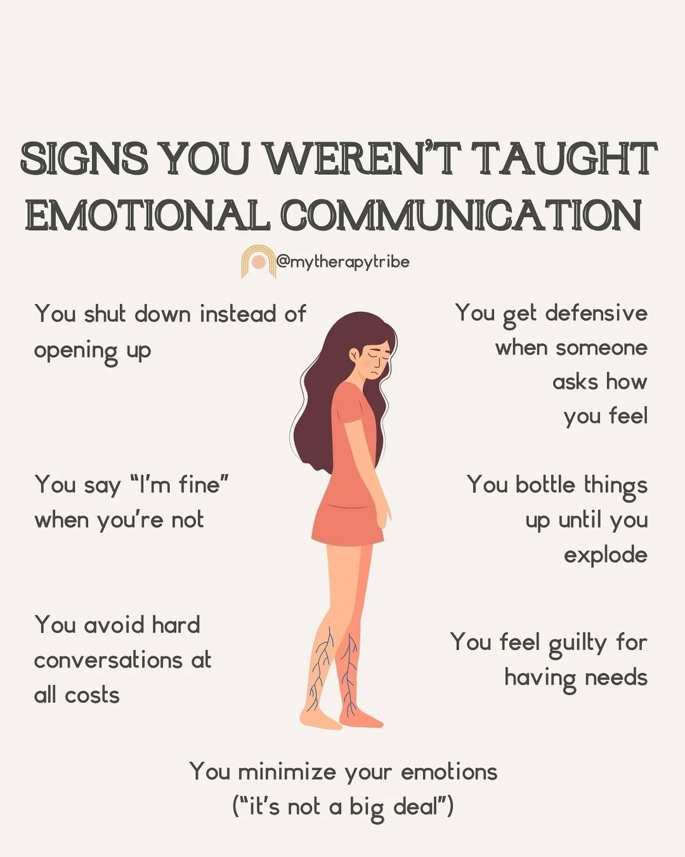 Many of us weren&rsquo;t taught how to talk about feelings, we were taught to silence them, hide them, or explode when they got too heavy. 🖤

If you see yourself in this list, it doesn&rsquo;t mean you&rsquo;re &ldquo;broken&rdquo; or &ldquo;cold.&r